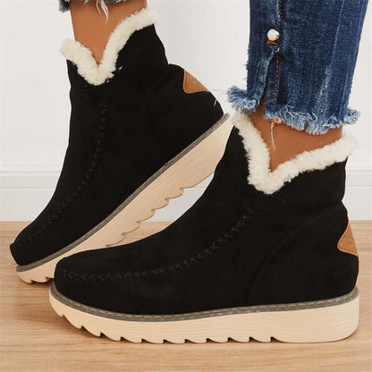 Bottines femme confortables avec semelle épaisse
