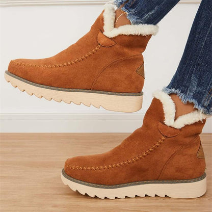 Bottines Femme Doublées En Fausse Fourrure