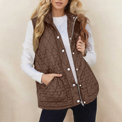 Veste Sans Manches Matelassée Femme