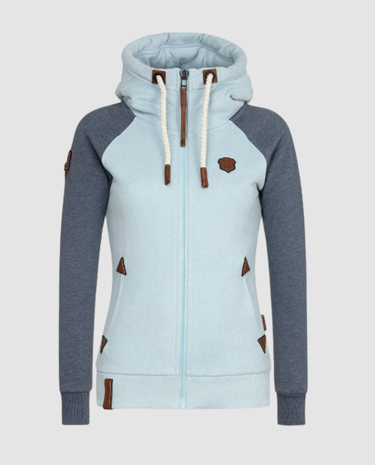 Sweat À Capuche Femme Doux Coupe Décontractée