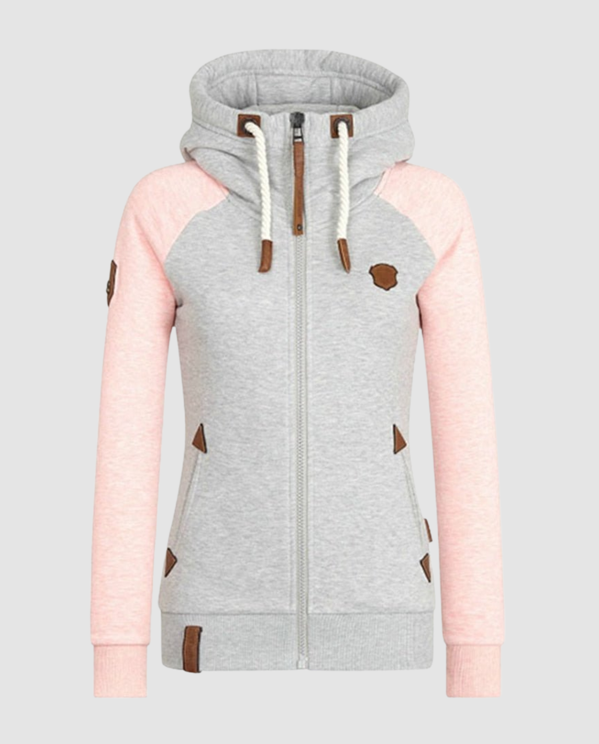 Sweat À Capuche Femme Doux Coupe Décontractée