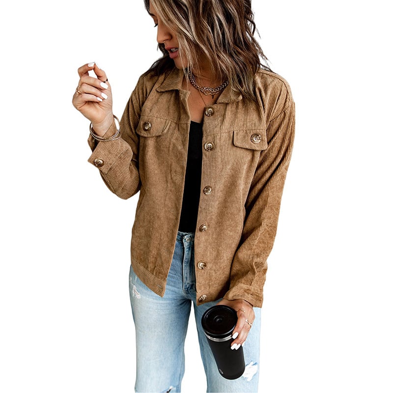 Veste Chemise Femme À Col Tailleur Et Ourlet Asymétrique