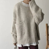 Pull Femme Oversize À Poche Frontale