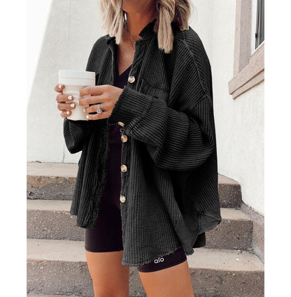 Veste Chemise Femme À Col Tailleur Et Ourlet Asymétrique