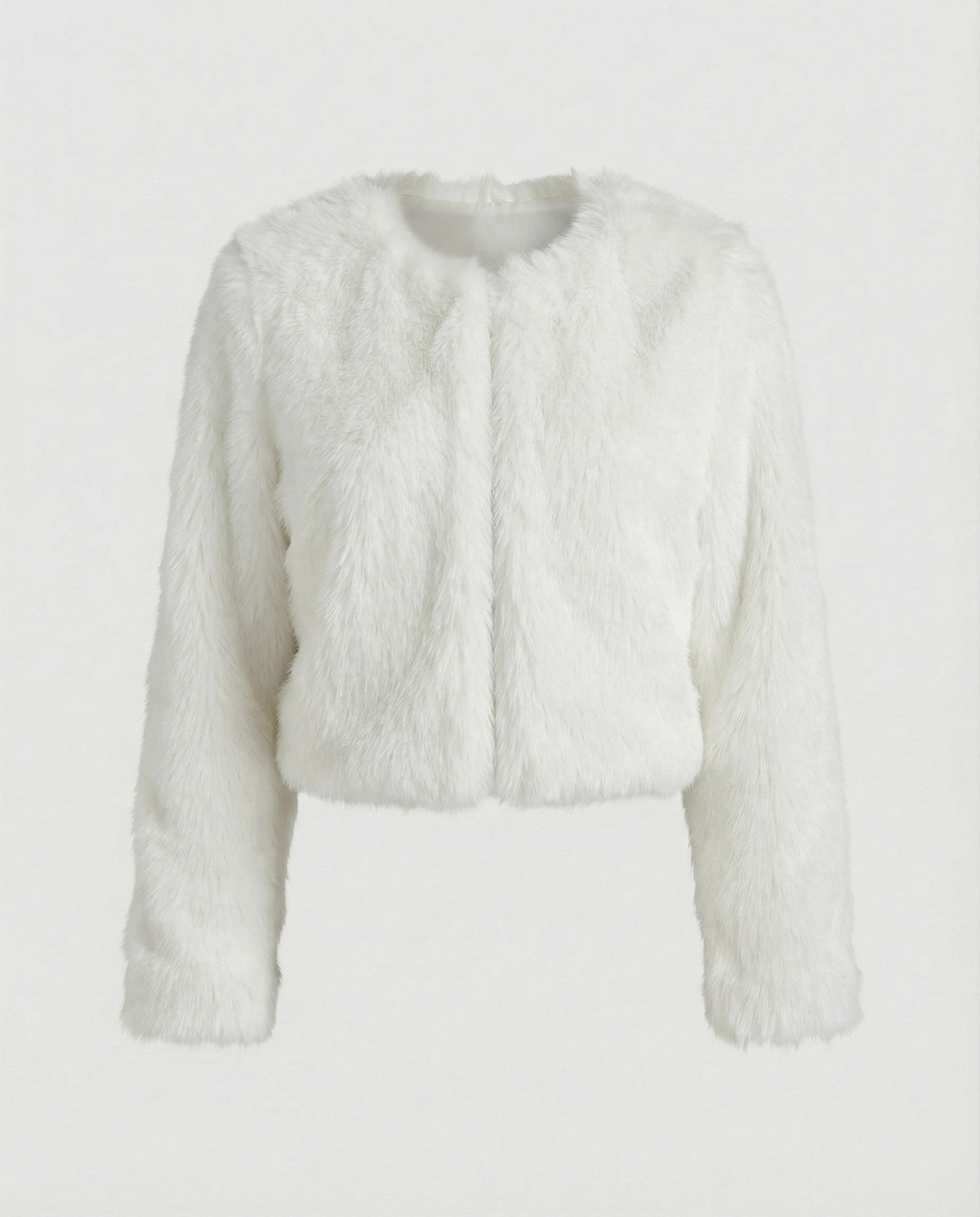 Veste Courte Duveteuse Femme