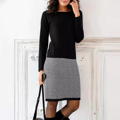Vue rapprochée de la maille et du motif chevron