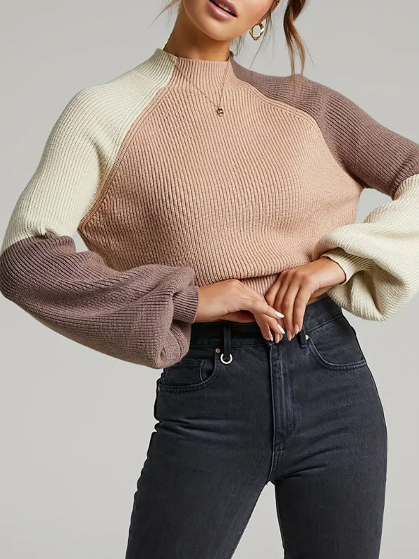 Pull femme confortable porté pour un look décontracté et tendance