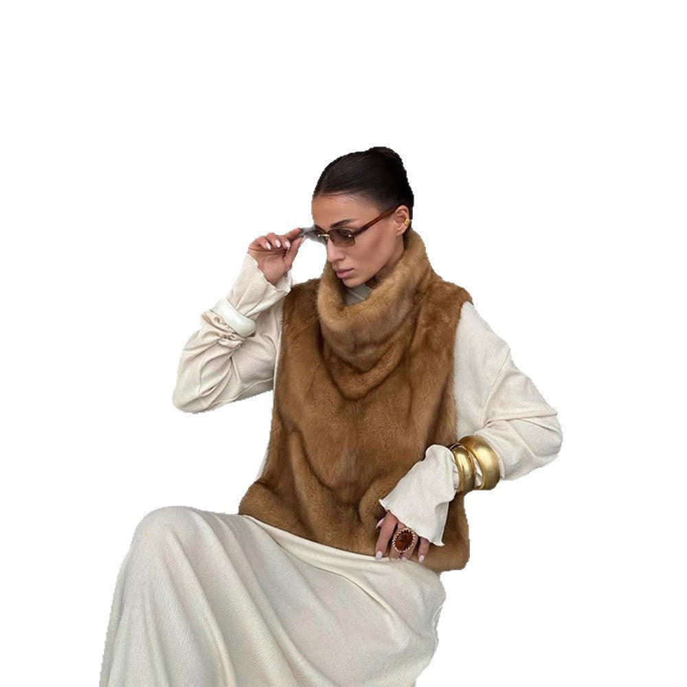 Écharpe douillette enveloppant le cou pour un style hivernal