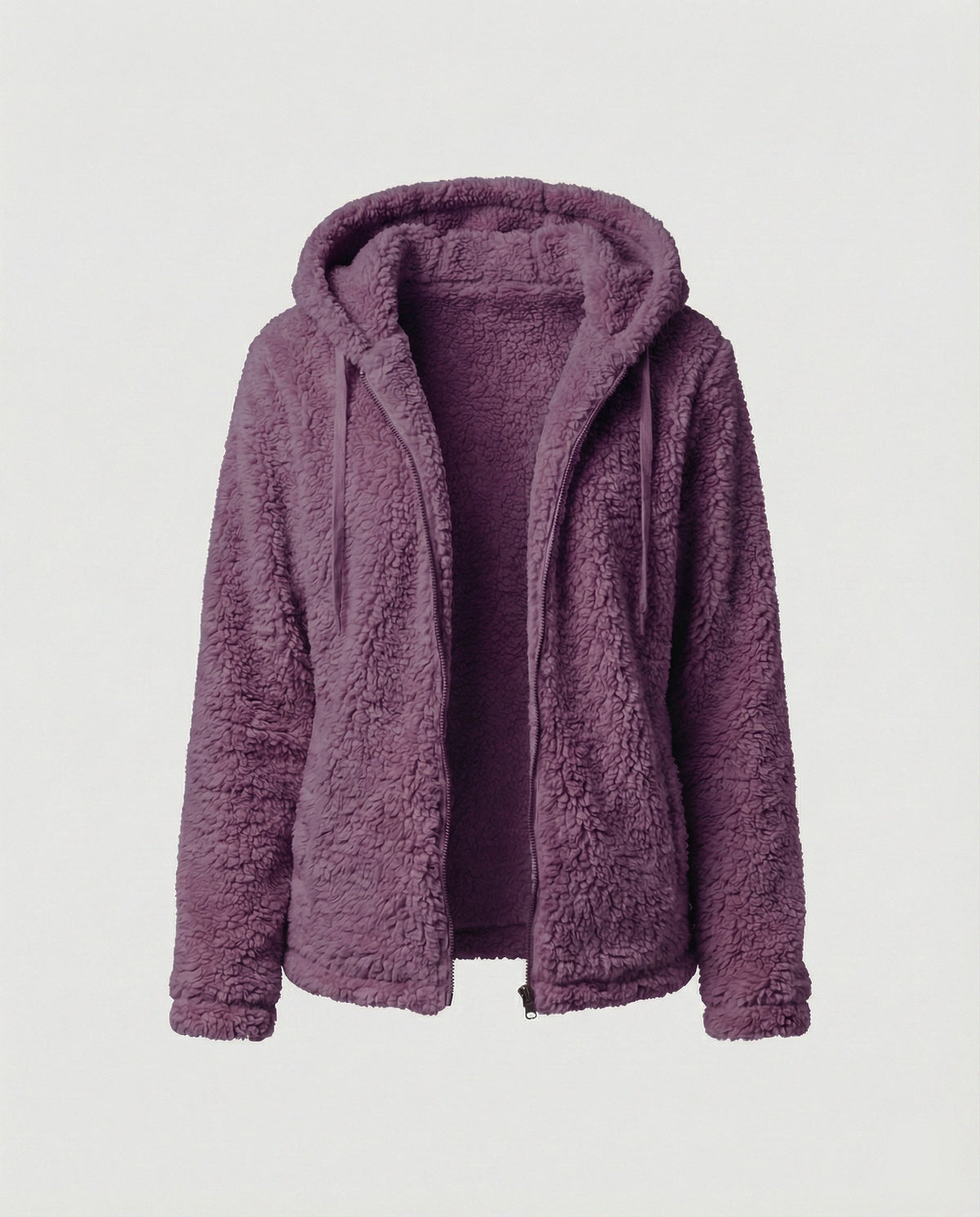 Veste polaire teddy pour femme, idéale pour la mi-saison