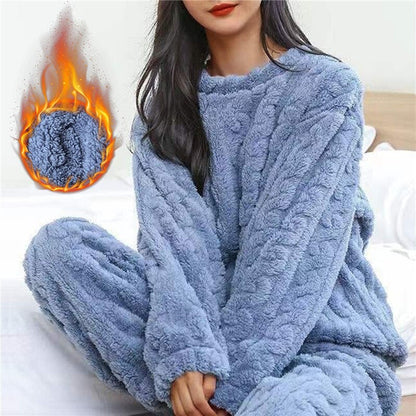 Haut de pyjama polaire femme à la coupe confortable