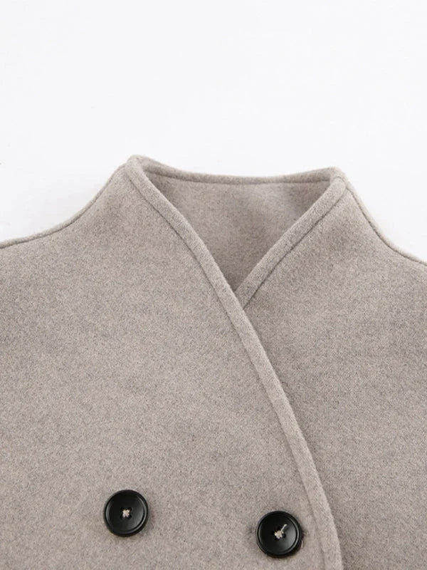 Veste tailleur femme à manches longues, vue de trois quarts
