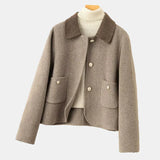 Veste Femme Effet Cachemire Élégante