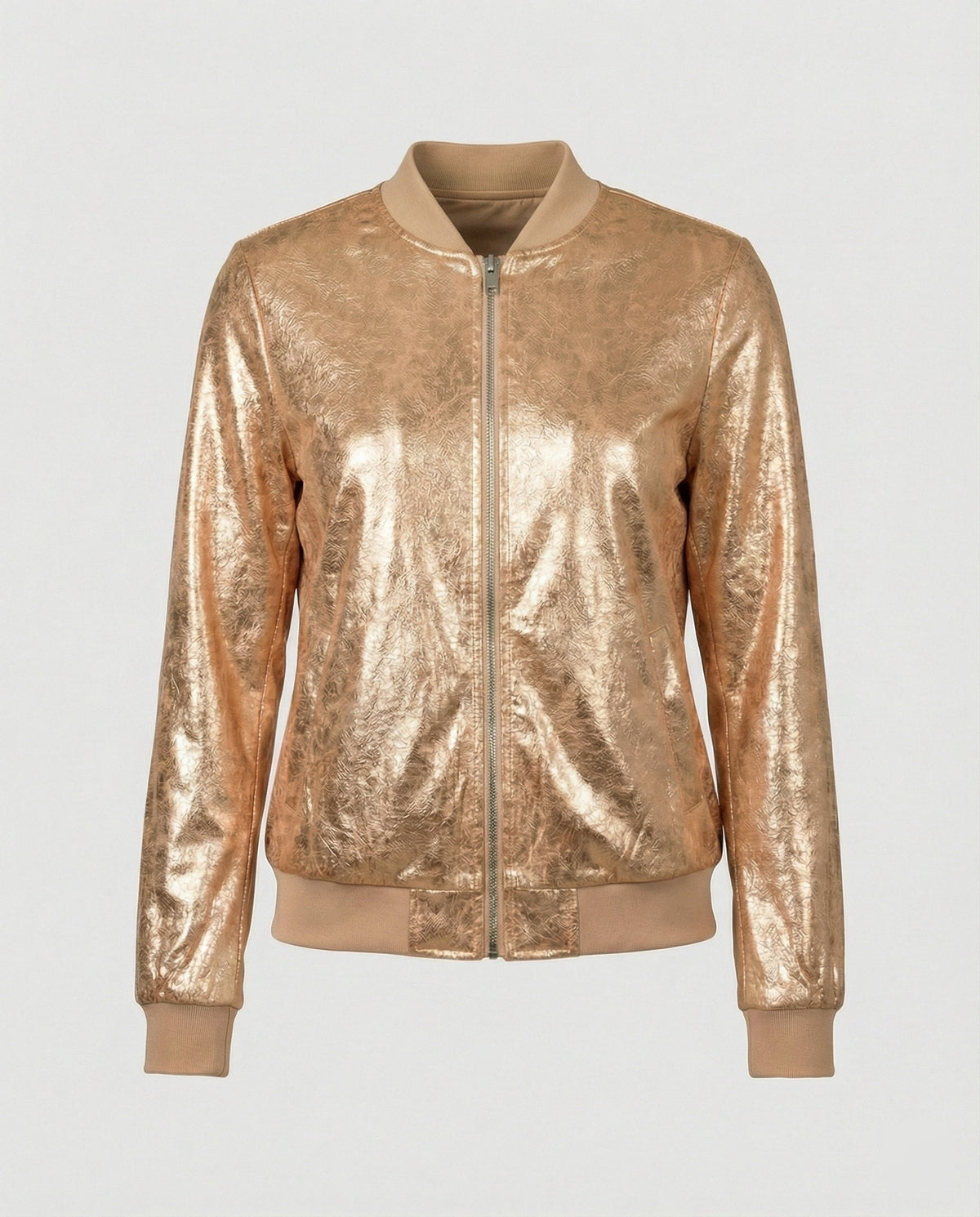 Veste Bomber Brillante Pour Femme