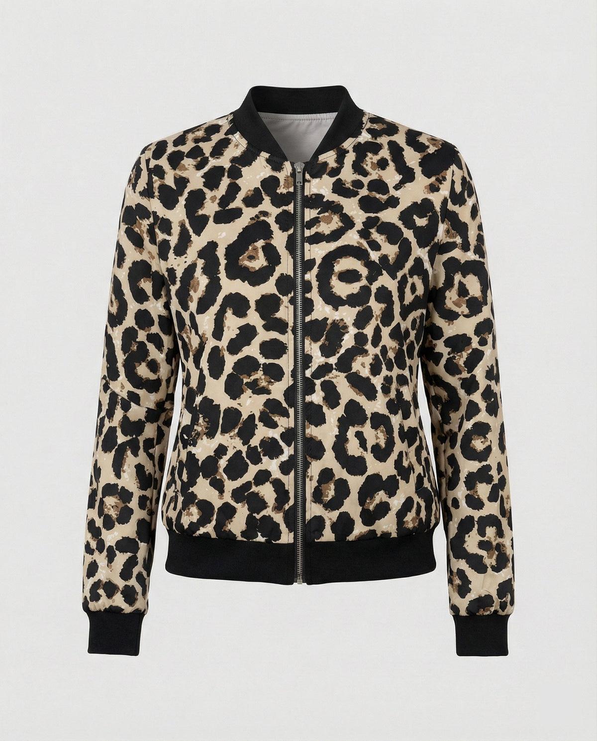 Veste Bomber Brillante Pour Femme