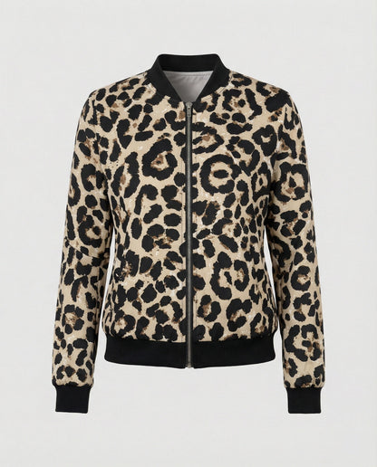 Veste Bomber Brillante Pour Femme