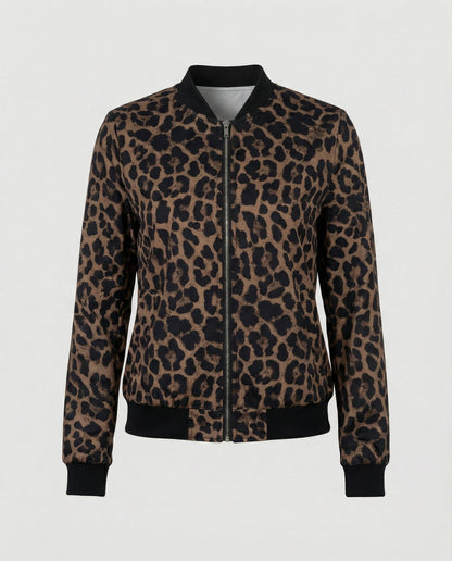 Veste Bomber Brillante Pour Femme