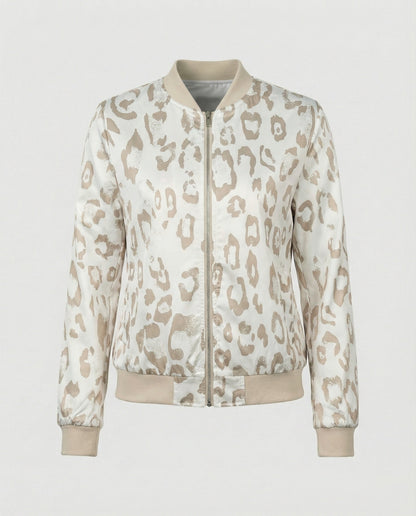 Veste Bomber Brillante Pour Femme