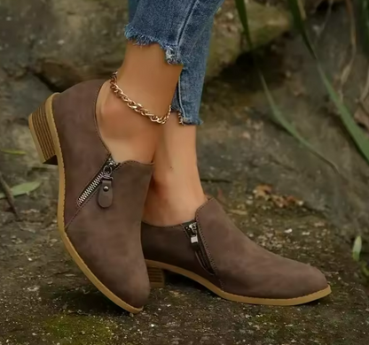 Paire de bottines femme à la cheville pour un usage quotidien